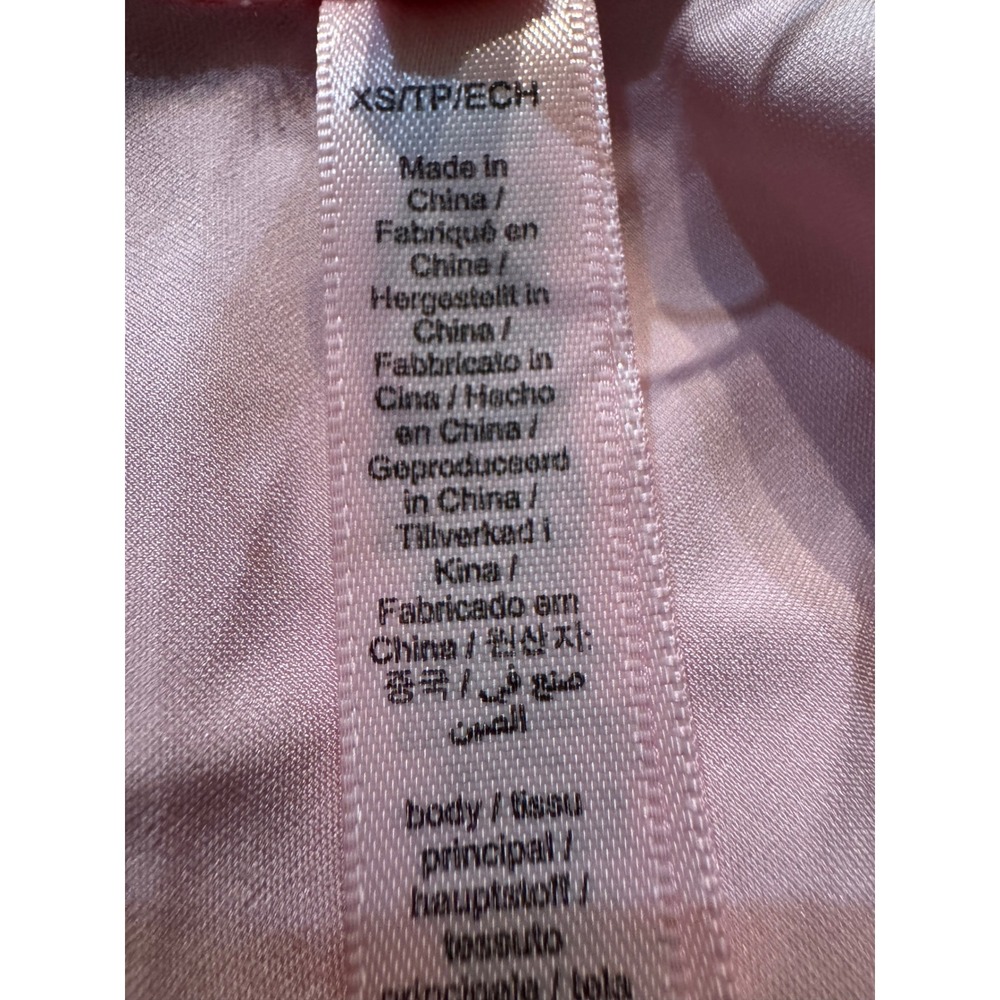 SKIMS Silk Lace Mini Slip Dress Peony Tonal Pink XS NEW - Picture 6 of 6
